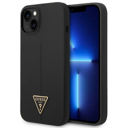 Guess GUHCP14MSLTGK iPhone 14 Plus / 15 Plus 6.7" czarny/black hardcase Silicone Triangle