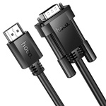 Kabel HDMI do VGA Hoco HD 1080p 2 m US12 czarny