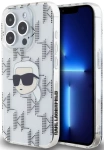 Karl Lagerfeld IML Electrocoated Karl Head Case for iPhone 15 Pro Max Clear