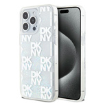 DKNY DKHCP15XLCPEPT iPhone 15 Pro Max6.7" biały/white hardcase Liquid Glitter Multilogo