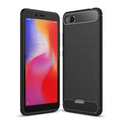CASE CARBON LUX BLACK XIAOMI REDMI 6A
