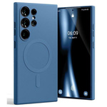 Mercury MagSafe Semi-Silicone Sam S24 Ultra S928 niebieski /blue