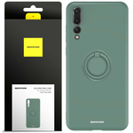 Spacecase Etui Silicone Ring Huawei P20 Pro dark green