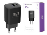 Encore Energy GaN QC 4.0 PD 3.0 USB-A USB-C 45W Wall Charger GaN-4583R