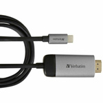 Verbatim Adapter USB-C - HDMI 4K 1.5m    aluminiowy/aluminum 49144