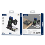JELLICO wireless charger 3in1 W12 15W Black