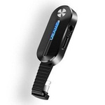USAMS ADAPTER AU10 2W1 LIGHTING - 3,5MM + LIGHTING LED CZARNY