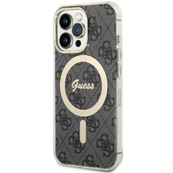 Guess GUHMP13LH4STK iPhone 13 Pro / 136.1" czarny/black hardcase 4G MagSafe