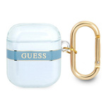 Guess  GUA2HHTSB AirPods 1/2 coverniebieski/blue Strap Collection