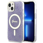 Guess GUHMP14MH4STU iPhone 14 Plus/ 15 Plus 6.7" purpurowy/purple hardcase 4G MagSafe