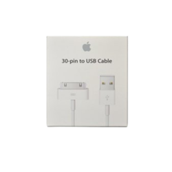 KABEL USB IPHONE 2G, 3G, 3GS, 4, 4S 30PIN MA591ZM/C ORYGINALNA PLOMBA
