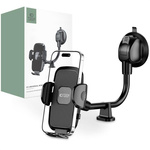 TECH-PROTECT V3 UNIVERSAL LONG ARM WINDSHIELD & DASHBOARD CAR MOUNT BLACK