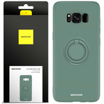 Spacecase Etui Silicone Ring Galaxy S8 dark green