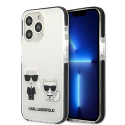 [20 + 1] Karl Lagerfeld KLHCP13LTPEKCW iPhone 13 Pro / 13 6,1" hardcase biały/white Karl&Choupette