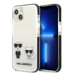 [20 + 1] Karl Lagerfeld KLHCP13MTPEKCW iPhone 13 6,1" hardcase biały/white Karl&Choupette