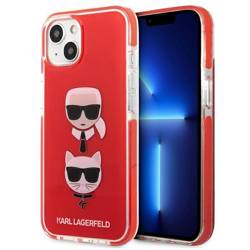 [20 + 1] Karl Lagerfeld KLHCP13STPE2TR iPhone 13 mini 5,4" hardcase czerwony/red Karl&Choupette Head