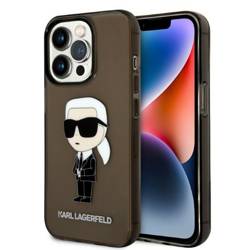 [20 + 1] Karl Lagerfeld KLHCP14LHNIKTCK iPhone 14 Pro 6,1" czarny/black hardcase Ikonik Karl Lagerfeld