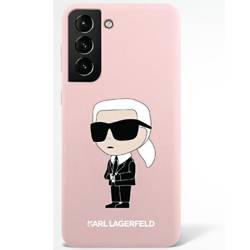 [20 + 1] Karl Lagerfeld KLHCS23MSNIKBCP S23+ S916 hardcase różowy/pink Silicone Ikonik