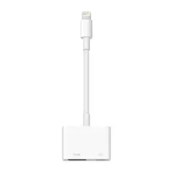 APPLE PRZEJŚCIÓWKA A1438 MD826ZM/A ZE ZŁĄCZA LIGHTNING NA CYFROWE AV ORYGINALNA PLOMBA