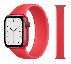 APPLE STRAP SOLO SILIKONOWY PASEK DO APPLE WATCH 40MM RED MIX ROZMIARÓW BEZ OPAKOWANIA