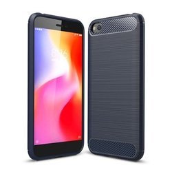 CASE ETUI CARBON LUX NIEBIESKI XIAOMI REDMI GO