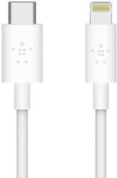 Cable Belkin Boost Charge WHITE Lightning (m) USB Type-C (m) 1.2m white