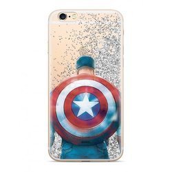 ETUI PŁYNNY BROKAT MARVEL KAPITAN AMERYKA 002 IPHONE 7 PLUS / 8 PLUS