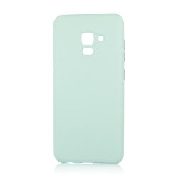 ETUI SILICONE CASE IPHONE XS MAX MIĘTOWY WYCIĘCIE NA LOGO