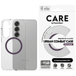 Etui CARE by PanzerGlass Flagship Urban   Combat Purple QI do Samsung Galaxy S25+ przezroczysty