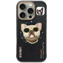 Etui Nimmy Glasses Cool Cat do iPhone 16  czarny