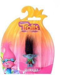 FIGURKA 3D ERASER 3 TROLLS CZARNE