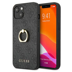 GUESS GUHCP13S4GMRGR IPHONE 13 MINI 5,4" SZARY/GREY HARDCASE 4G WITH RING STAND