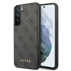 GUESS GUHCS22SG4GFGR S22 S901 SZARY/GREY HARD CASE 4G METAL GOLD LOGO