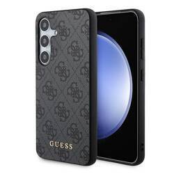 GUESS GUHCS24SG4GFGR S24 S921 CZARNY/BLACK HARDCASE 4G METAL GOLD LOGO