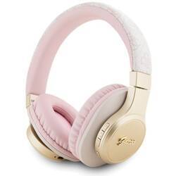 GUESS SŁUCHAWKI NAUSZNE BLUETOOTH GUBH604GEMP RÓŻOWY/PINK 4G SCRIPT