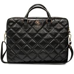 GUESS TORBA GUCB15ZPSQSSGK 16" CZARNY/BLACK QUILTED 4G