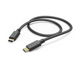 HAMA KABEL ŁADUJĄCY/DATA  USB TYP-C/TYP-C 1.5M, CZARNY