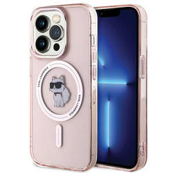 KARL LAGERFELD KLHMP15XHFCCNOP IPHONE 15 PRO MAX 6.7" RÓŻOWY/PINK HARDCASE IML CHOUPETTE MAGSAFE