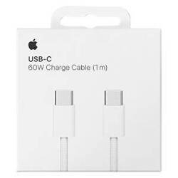 Kabel USB-C - USB-C Apple MQKJ3ZM/A 60W 1m - biały ORYGINALNA PLOMBA