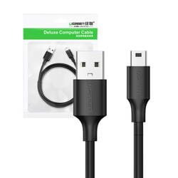 Kabel USB do Mini USB UGREEN US132, 1.5m (czarny)