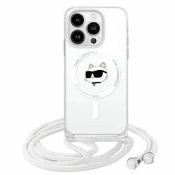 Karl Lagerfeld KLHMP16XHCCHNT iPhone 16   Pro Max 6.9" hardcase transparent IML Choupette Head & Cord Magsafe