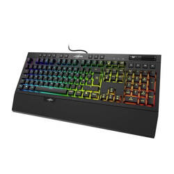 Klawiatura mechaniczna przewodowa Hama uRAGE Exodus 900 RGB Gaming , czerwone przełączniki czarna