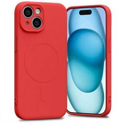 Mercury MagSafe Semi-Silicone iPhone 15 / 14 / 13 6,1" czerwony /red