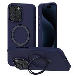 Mercury MagSafe Stand Silicone iPhone 15 Pro Max 6,7" niebieski /blue