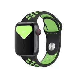 Pasek Apple Watch MXQW2ZM/A 42mm M/L Nike Sport Brand black-lime blast