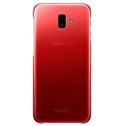 SAMSUNG GRADATION COVER EF-AJ610CREGWW GALAXY J6 PLUS 2018 CZERWONY