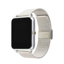 SMARTWATCH ZEGAREK GT08 METAL KAMERA SREBRNY