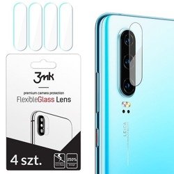 SZKŁO HYBRYDOWE 3MK FLEXIBLE GLASS LENS HUAWEI P30 NA APARAT 4 SZT.