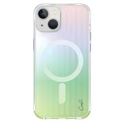 UNIQ ETUI COEHL LINEAR IPHONE 15 / 14 / 13 6.1" MAGNETIC CHARGING OPAL/IRIDESCENT