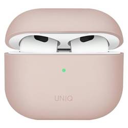 UNIQ etui Lino AirPods 3 gen. Silicone różowy/blush pink